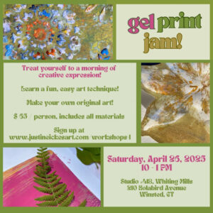 Gel Print Jam Workshop - April 26