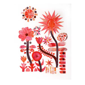 Uprising Botanical Collage Print