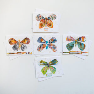 whimsical nature-inspired butterfly greeting cards are blank inside and perfect for birthday wishes, thank you notes, sympathy messages, or “just because” notes.
