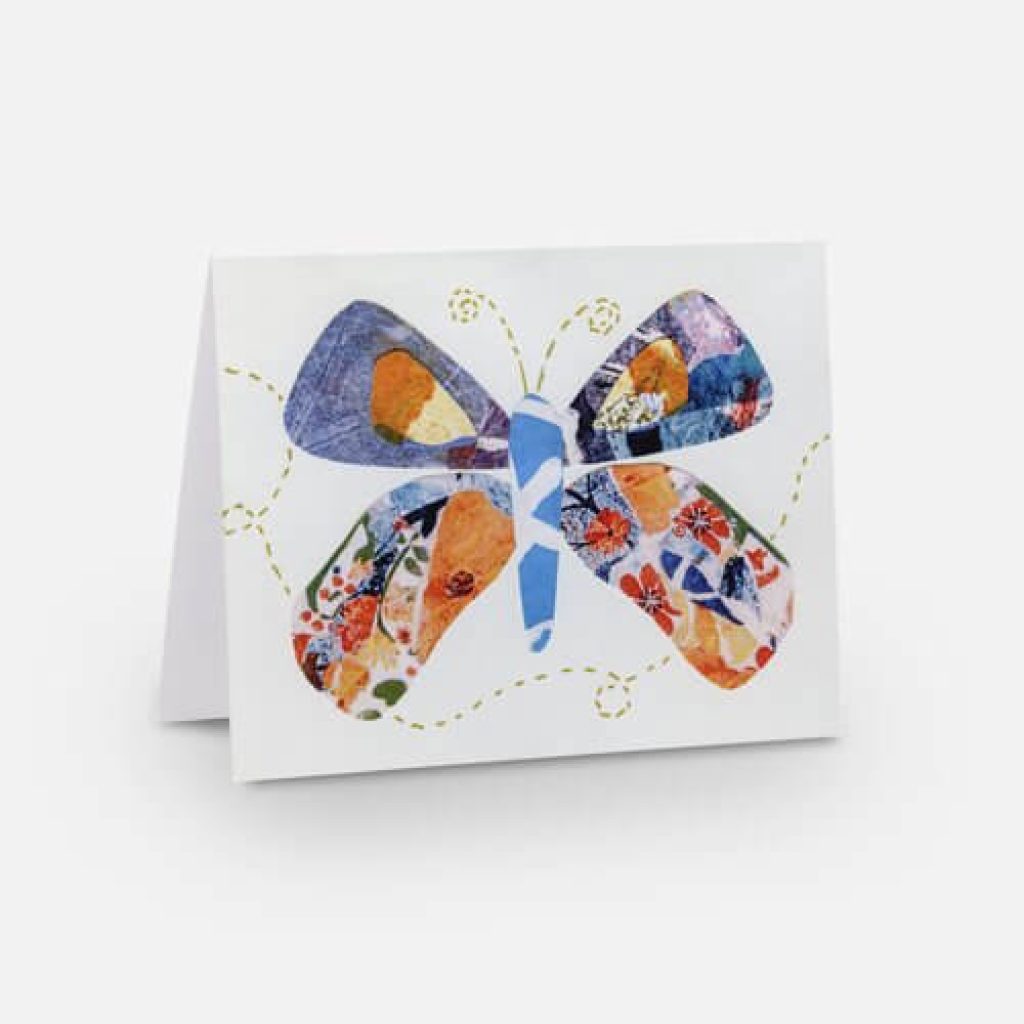 butterfly notecard
